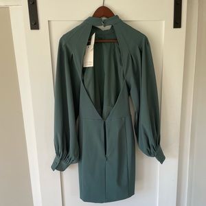 Green Lavish Alice backless dress